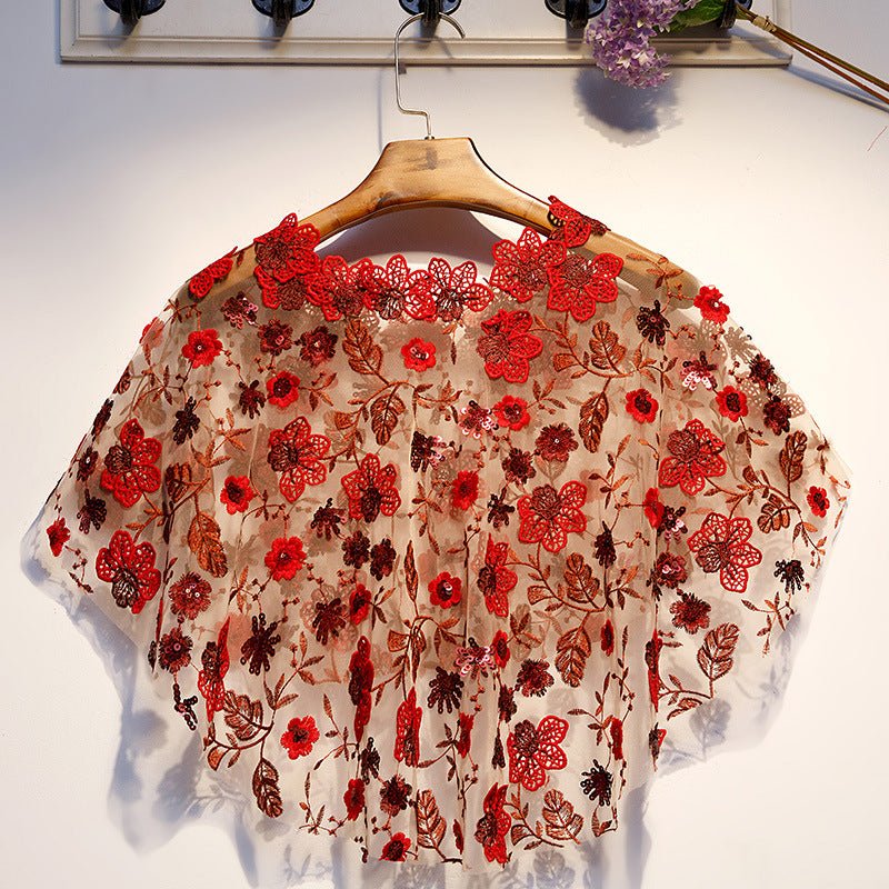 Women's Lace Thin Shawl Blouse - Taylor K Shop
