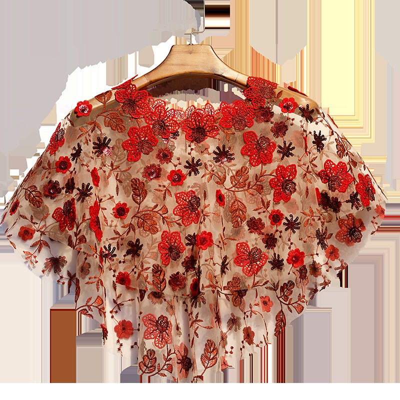 Women's Lace Thin Shawl Blouse - Taylor K Shop