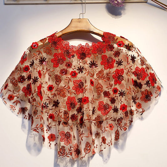 Women's Lace Thin Shawl Blouse - Taylor K Shop
