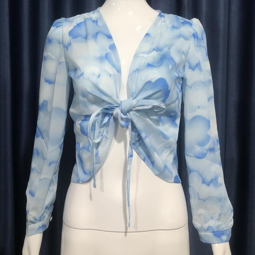 Women's Loose Chiffon Shirt Blouse In Summer - Taylor K Shop