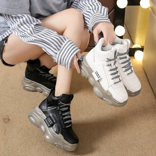 Women's platform high - top shoes - Taylor K Shop