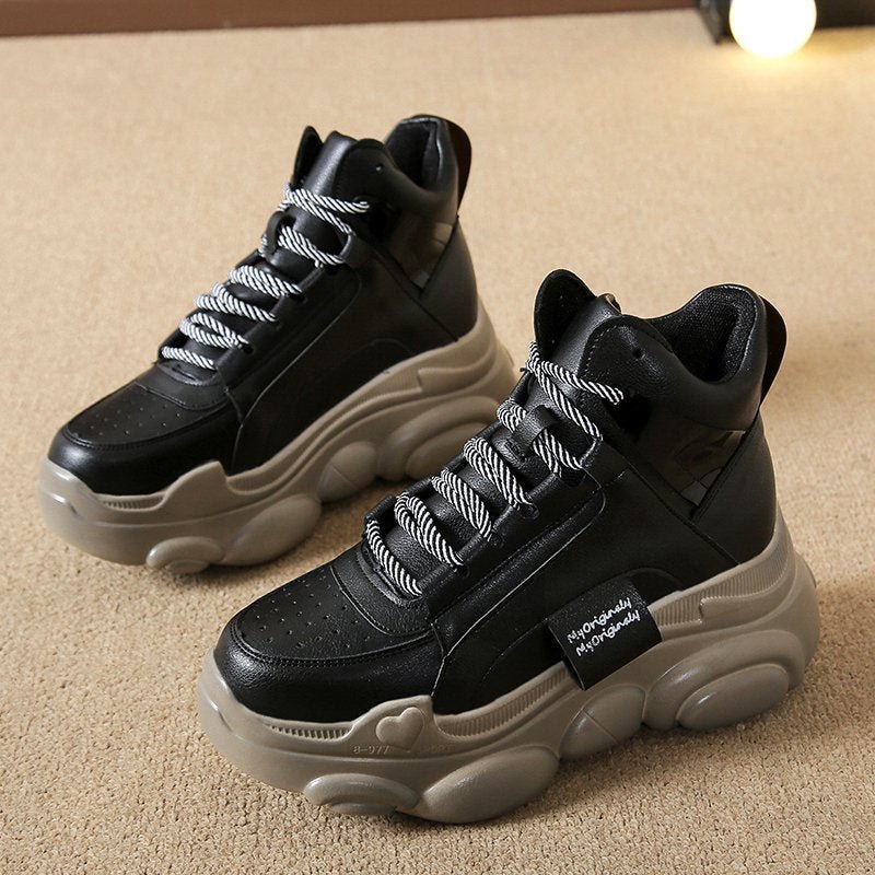 Women's platform high - top shoes - Taylor K Shop
