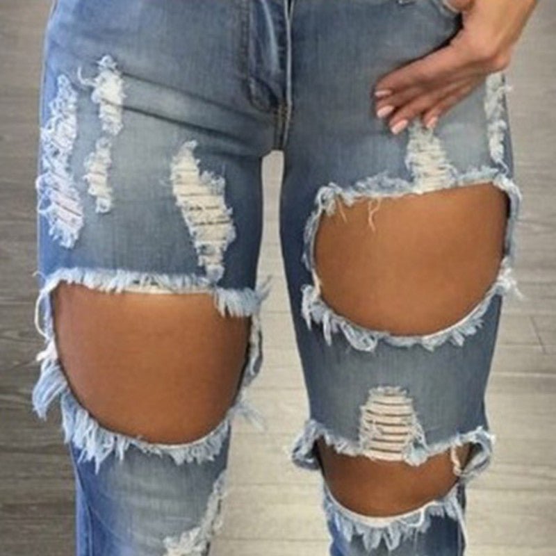 Women's ripped jeans - Taylor K Shop