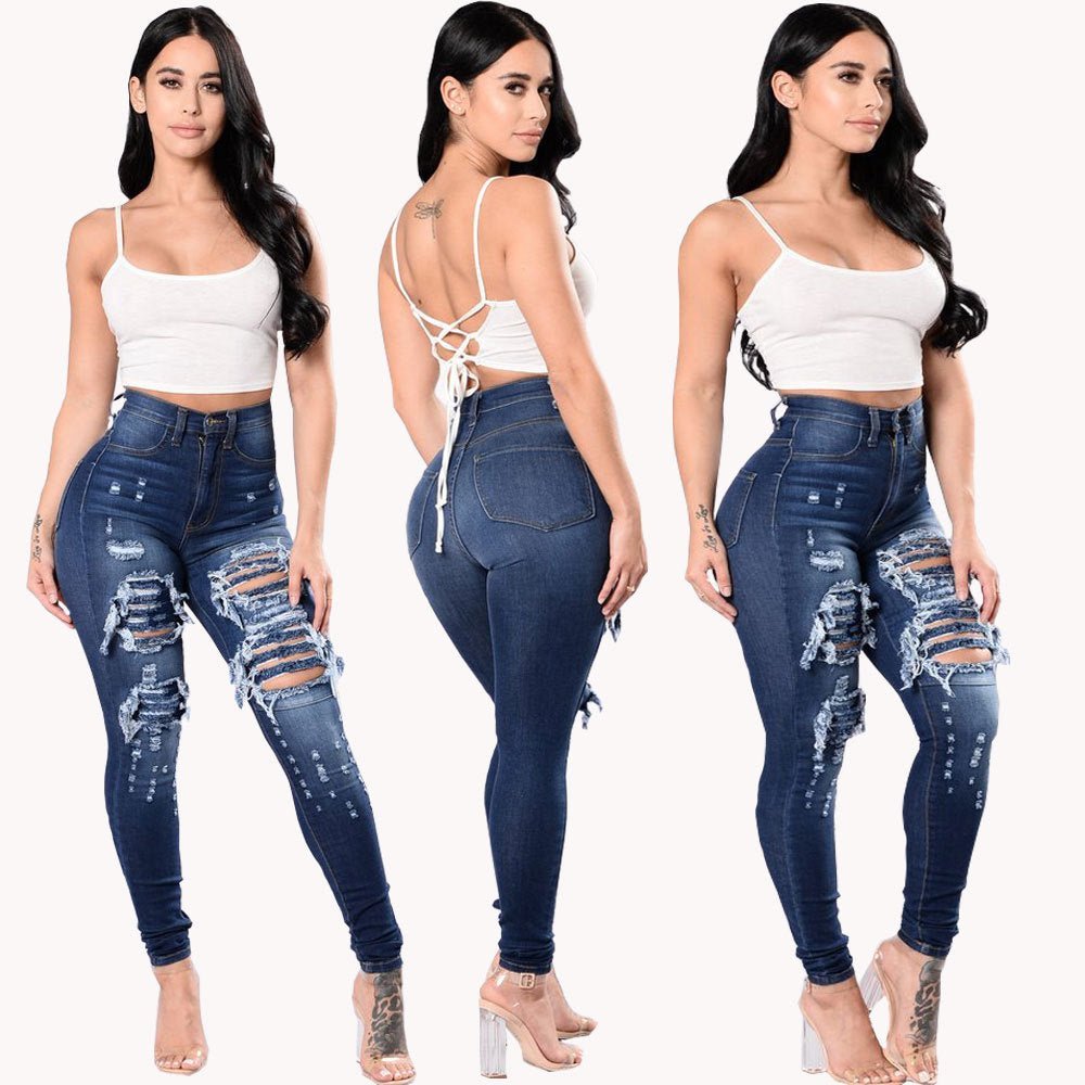 Women's ripped jeans - Taylor K Shop