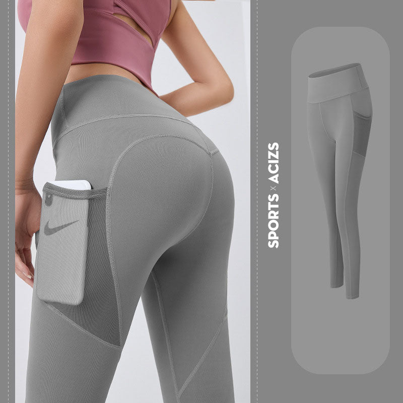 Yoga Pants Women With Pocket Leggings Sport Girl Gym Leggings Women Tummy Control Jogging Tights Female Fitness Pants - Taylor K Shop