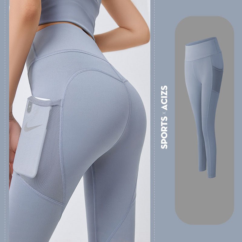 Yoga Pants Women With Pocket Leggings Sport Girl Gym Leggings Women Tummy Control Jogging Tights Female Fitness Pants - Taylor K Shop